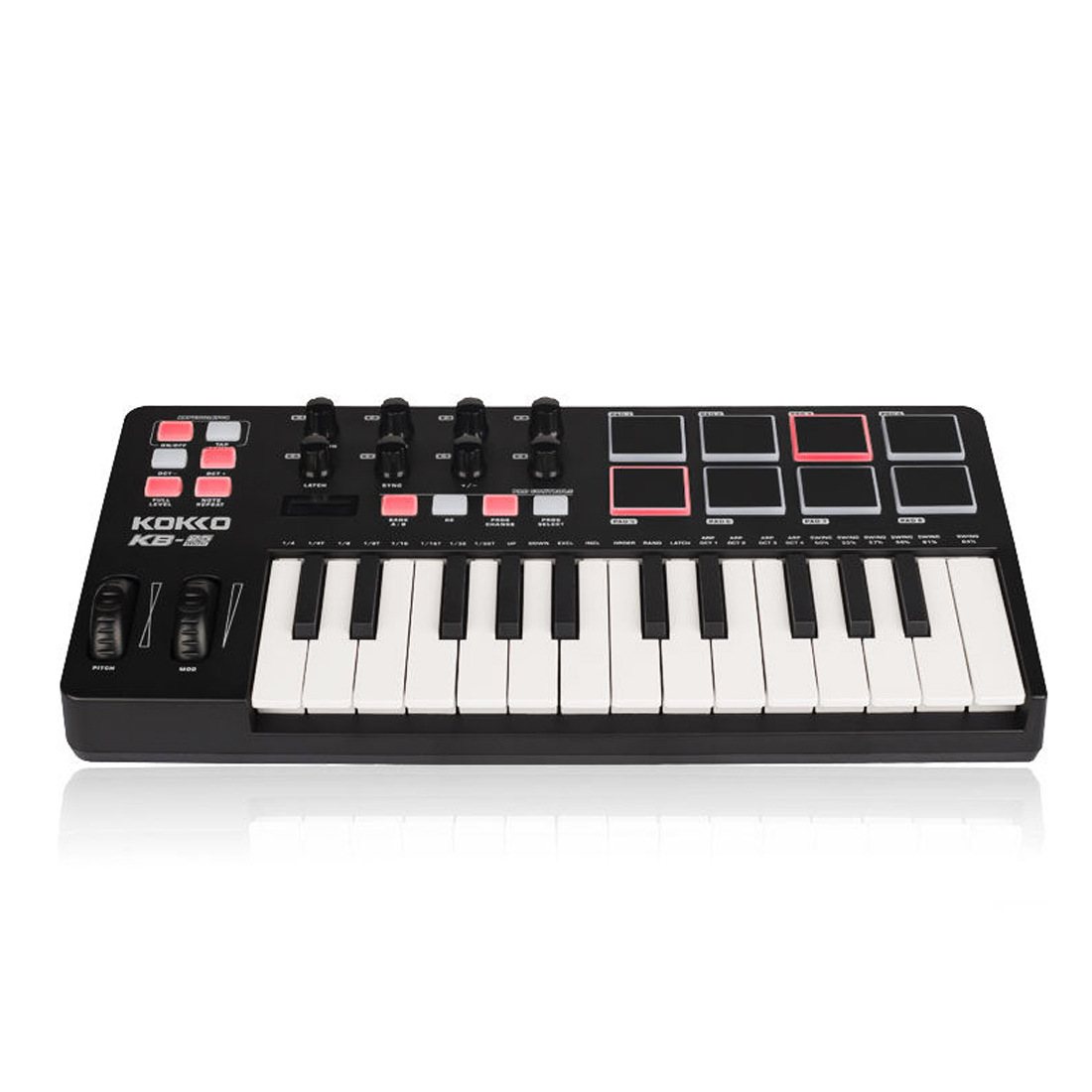 Midi Controller Pad - 25-klawiszowy kontroler MIDI, przenośny pad do