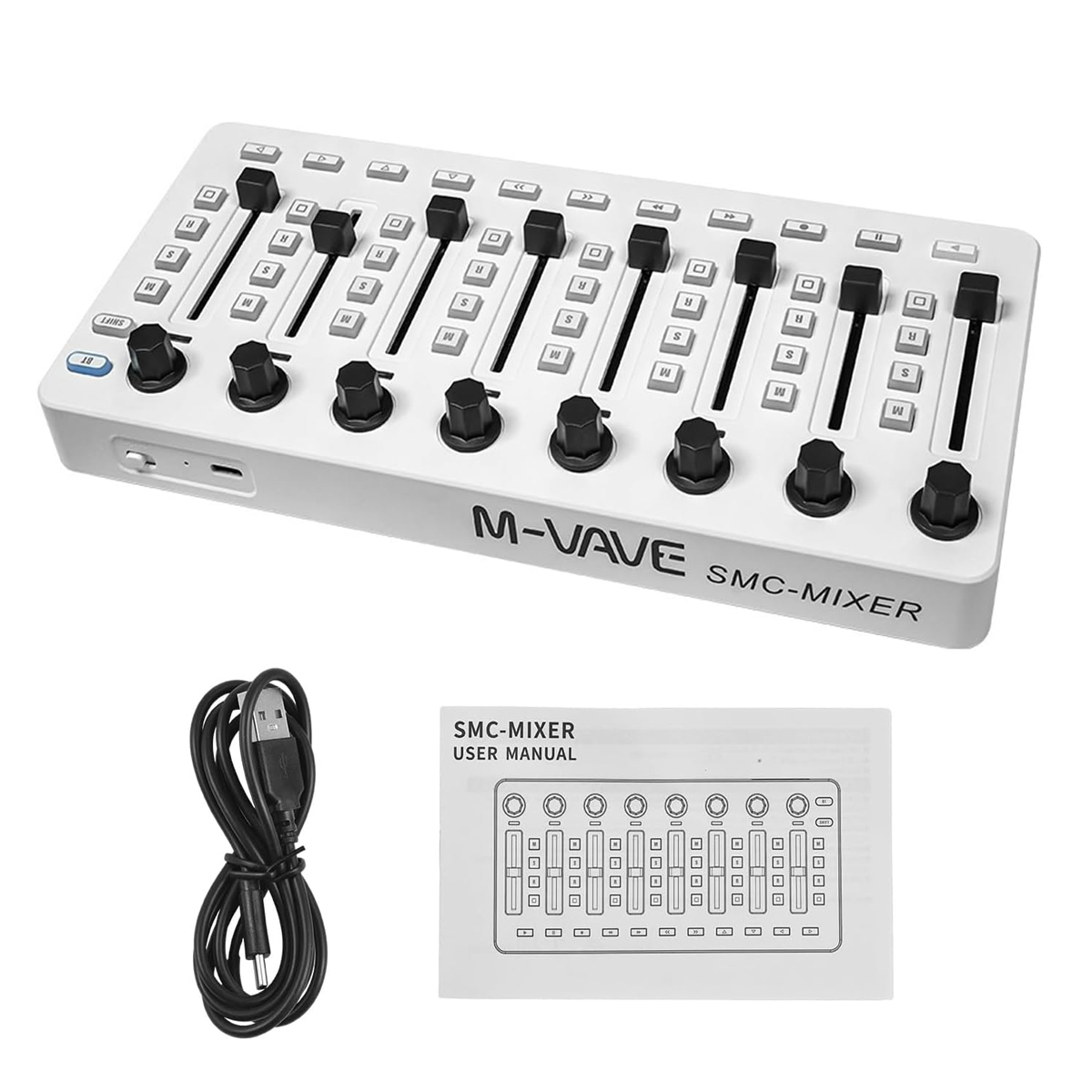 Midi Controller Pad - M-VAVE SMC-Mixer Bezprzewodowy Kontroler MIDI, 43