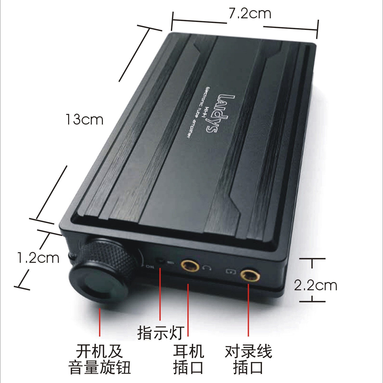 Headphone Amplifier Dac - LAIDYS – przenośny wzmacniacz słuchawkowy, wzmacniacz