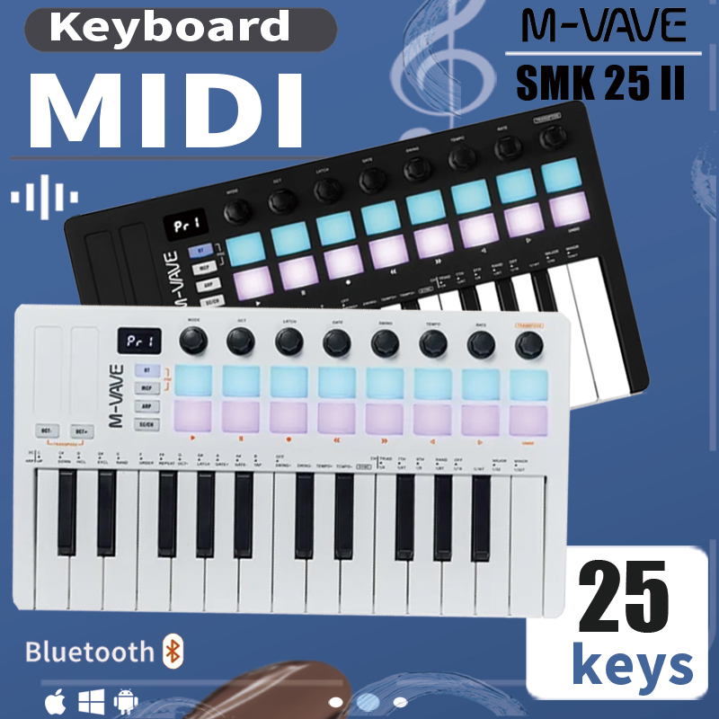 Midi Controller Pad - Klawiatura MIDI M-VAVE SMK-25 II –