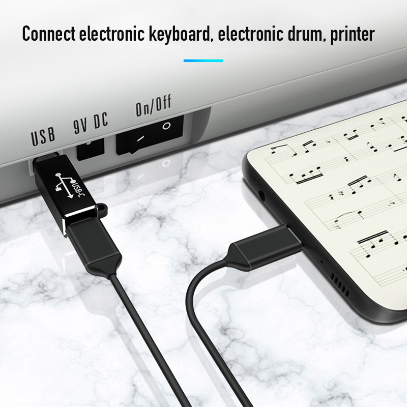Adapter USB-C żeński na USB-B  – Midi Controller Pad recenzja i cena