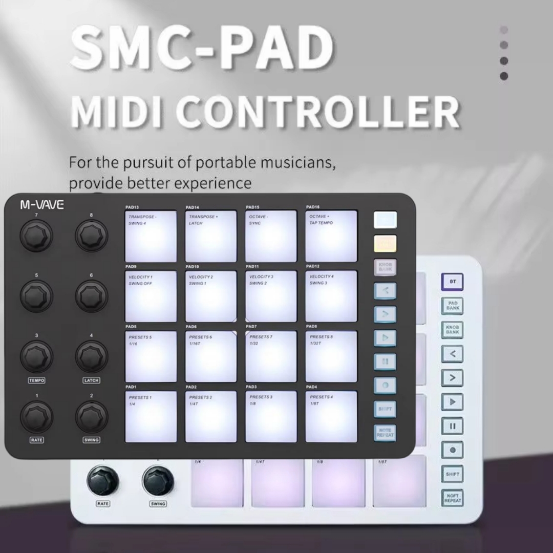 Bezprzewodowy kontroler MIDI M – Midi Controller Pad recenzja i cena