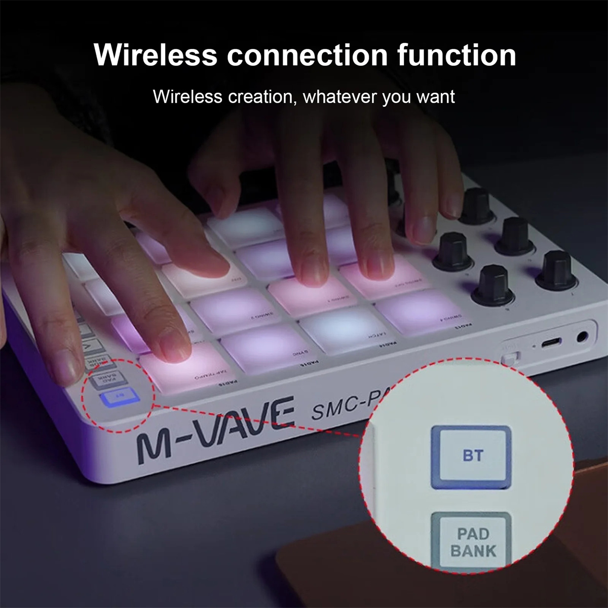 Bezprzewodowy kontroler MIDI M – Midi Controller Pad recenzja i cena