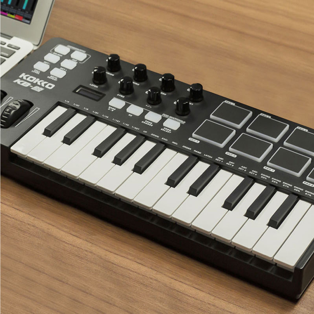 25-klawiszowy kontroler MIDI,  – Midi Controller Pad recenzja i cena