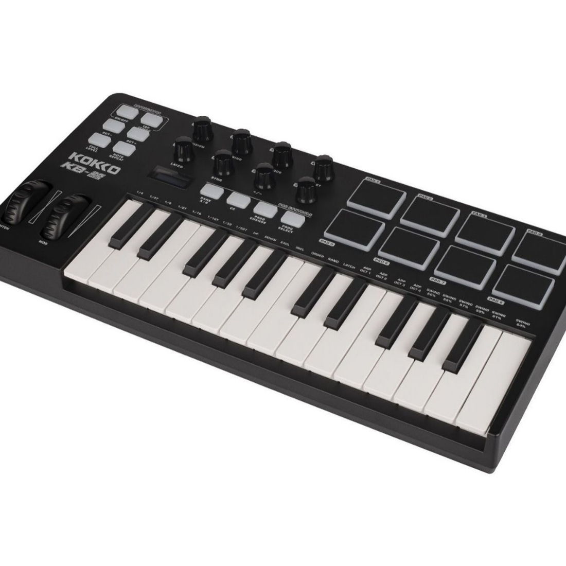 25-klawiszowy kontroler MIDI,  – Midi Controller Pad recenzja i cena