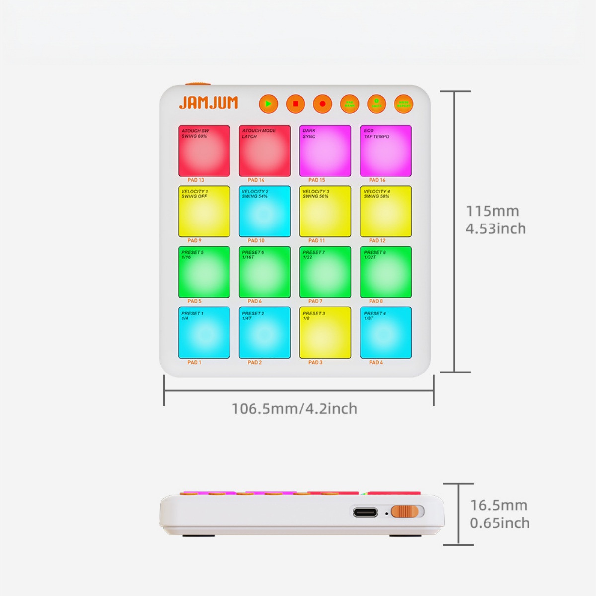JAMJUM JP-MINI Bezprzewodowy K – Midi Controller Pad recenzja i cena