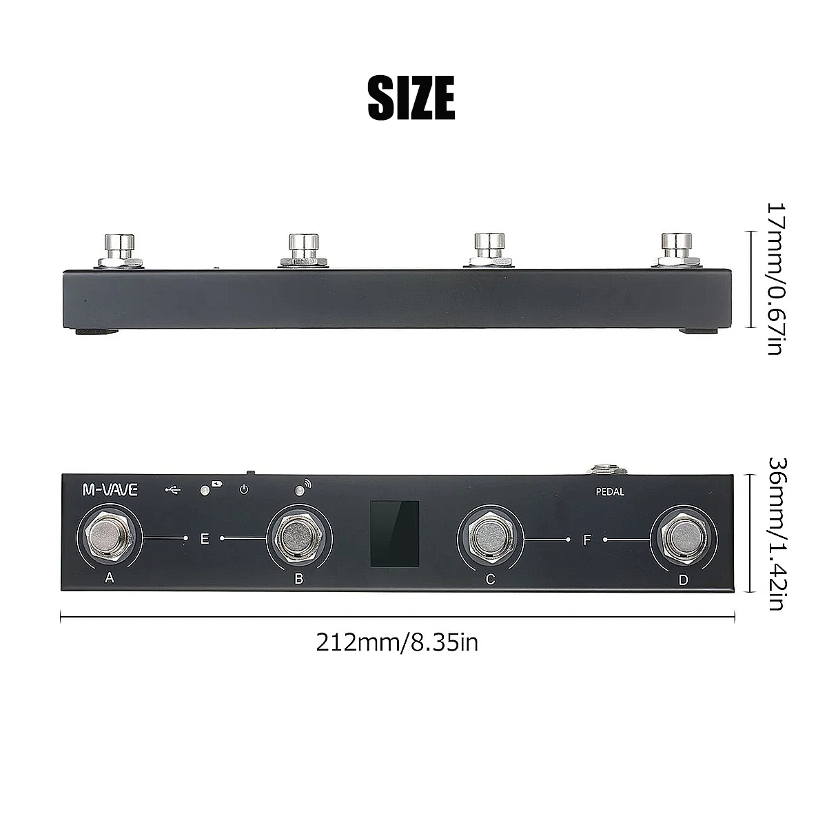 M-VAVE Czekoladowy Bluetooth M – Midi Controller Pad recenzja i cena