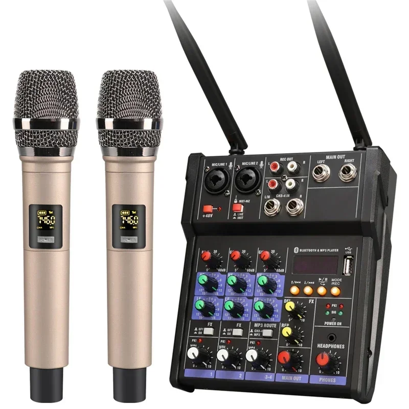 4-kanałowy mikser audio USB z  – Audio Music Dj recenzja i cena