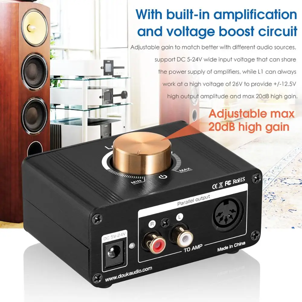 Douk Audio L1 Mini Stereo pozi – Headphone Amplifier Dac recenzja i cena