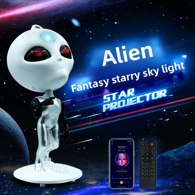 Projektor Alien Galaxy Star z  – Audio Music Spotify recenzja i cena